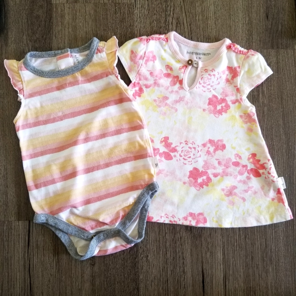 Burt's Bees Baby outfits 6-9mo